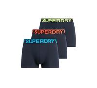 Superdry Herren Boxershorts im Dreierpack Finster Marineblau/Neon XL