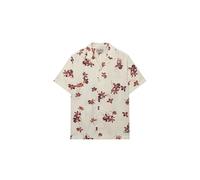 Superdry Herren Cabana Poolside Kurzarmhemd Lotusblume Wollweiß M