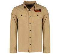 Superdry Herren Canvas-Hemdjacke mit Aufnäher Shaker Beige XL