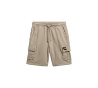 Superdry Herren Cargoshorts mit Kontrastnaht Verwaschenes Silberbeige L