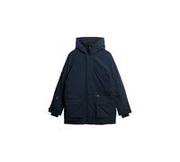Steppjacke SUPERDRY "City Padded Parka Jacket" Gr. S, blau (eclipse navy) Herren Jacken (34082000-S) eclipse navy