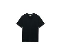 Superdry Classic Cotton Linen Vee Kurzarm-t-shirt Mit V-ausschnitt 2XL Jet Black