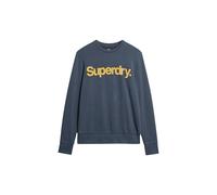 Superdry Herren Classic Core Logo Sweatshirt Lauren Marineblau L