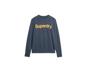 Superdry Herren Classic Core Logo Sweatshirt Lauren Marineblau XXL
