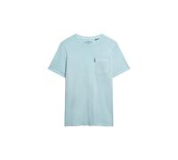 Superdry Herren Klassisches Essential Pocket T-Shirt Verwaschenes Sonnenuntergangsblau L