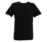Rundhalsshirt SUPERDRY "CLASSIC ESSENTIAL TEE", Herren, Gr. XXXL, schwarz (jet schwarz), Single Jersey, Obermaterial: 100% Baumwolle, unifarben, modisch, relaxed fit normal, Rundhals, Kurzarm, Shirts