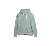Superdry Herren Klassische Essential Kapuzenjacke Silber Blau XXL