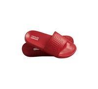 Superdry Herren Code CORE VEGAN Pool Slide Flipflop, High Risk Red, Large