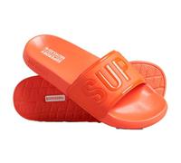 Superdry Herren Code Core Vegan Pool Slide Flipflop, Leuchtorange, Large