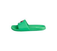 Superdry Herren CODE ESSENTIAL POOL SLIDE Schiebe-Sandalen, Bright Green X-Weit, X-Large EU