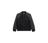 Superdry Herren College Bomberjacke aus Jersey mit Grafik Schwarz L