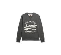 Superdry Copper Label Graphic Sweatshirt 2XL Surplus Gravel Grey Grit