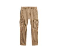 Superdry Herren Core Cargohosen Rotbraun Kaki 34/32