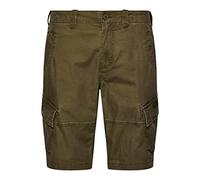 Superdry Herren Cargoshorts Vintage Core Cargo Short - Bio-Baumwolle - Grün (Khaki) Größe 30