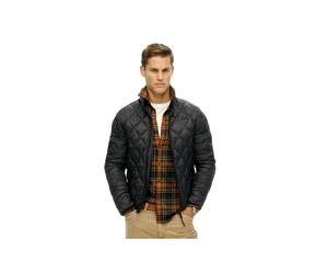 Superdry Herren-Daunenjacke mit Diamantsteppung und Fuji Lite-Sohle S