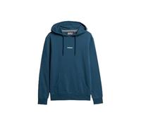 Superdry Herren Einfarbiges Hoodie Flaschenblau XL