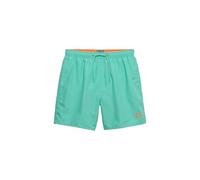 Badeshorts SUPERDRY "ESSENTIAL 16 SWIM SHORT", Damen, Gr. L, N-Gr, skate mint, Web, Polyester, unifarben, Badehosen Badeshorts, Kunstfaser, relaxed fit (78980911-L) skate mint