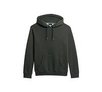 Superdry Herren Essential Hoodie mit Logo Dunkelolivgrün Meliert XL