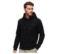 Superdry Herren Essential Hoodie mit Logo Schwarz S