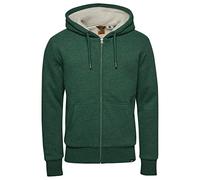 Superdry Herren Essential Kapuzenjacke mit Teddyfellfutter