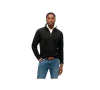 Superdry Essential Logo Half Zip Sweatshirt schwarz rein - M