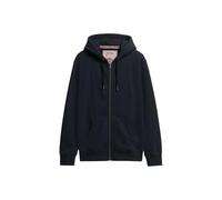 Superdry Herren Essential Logo Zip-Hoodie mit angerauter Innenseite Finster Marineblau XXL