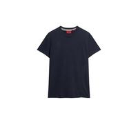 Rundhalsshirt SUPERDRY "Vintage Logo Emb Te", Herren, Gr. XXL (52), blau (navy), Single Jersey, Obermaterial: 100% Baumwolle, unifarben, schmal hüftbedeckend, Rundhals, gerader Abschluss, Shirts Rundh