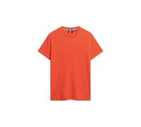 Superdry Herren Essential T-Shirt aus Bio-Baumwolle mit Logo Leuchtendes Orange Meliert S