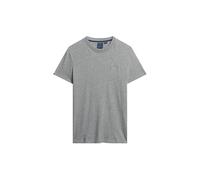 Superdry Herren Essential T-Shirt aus Bio-Baumwolle mit Logo Noos Grau Meliert M