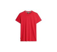 Superdry Herren Essential T-Shirt aus Bio-Baumwolle mit Logo Rouge Rot XL