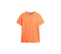Superdry Herren Essential T-Shirt aus Bio-Baumwolle mit Logo Sonniges Korallrot XXL