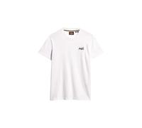 Superdry Herren Kurzarm-T-Shirt Essential mit Kontrast-Stickerei Optic M
