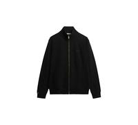 Superdry Herren Sweatjacke - Essential Logo Track Top, Stehkragen, Logo Schwarz S