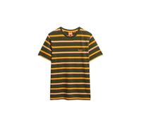 Superdry Herren Essentials Stripe T-Shirt Army Grüner Streifen Im Stil Der 90Er-Jahre XXL