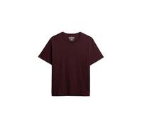 Superdry Essentials Relaxed Fit Kurzarm-t-shirt M Rich Deep Burgundy