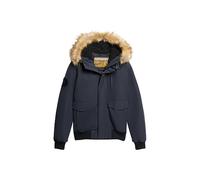 Superdry Herren Everest Hooded Puffer Bomber Baby Jacke, Nordic Chrome Navy, M