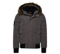 Superdry Herren Everest Bomberjacke Anthrazit S