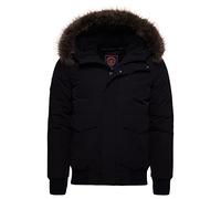 Superdry Herren Everest Bomberjacke Tiefschwarz L