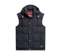 Superdry Everest Daunenweste S Nordic Chrome Navy