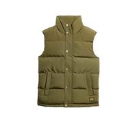 Superdry Herren Weste Everest ohne Kapuze Surplus Goods Olivgrün M