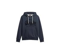 Superdry Herren Farblich abgestimmtes Hoodie mit Vintage-Logo Leuchtendes Blau Meliert L
