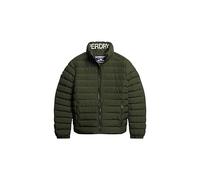 Superdry Herren Fuji Bedruckte Steppjacke Dunkles Moosgrün S
