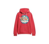 Superdry Herren Gasoline Workwear Hoodie mit Grafik Soda Pop Rot XXL