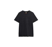 Superdry Herren Geprägtes Vintage Logo T-Shirt Tiefschwarz XXXL