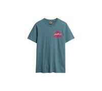 Superdry Herren Great Outdoor T-Shirt mit Grafikprint auf der Brust Stargazer Blau XL