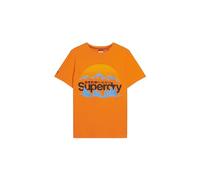 Superdry Herren Great Outdoors T-Shirt mit Grafik Sunblast Orange XL