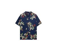 Superdry Kurzarmhemd Herren Regular Fit blau, L