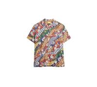 Superdry Herren Hawaiian Resort Hemd Michinaga Grün L