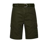 Superdry Herren Pantalones Cortos Cargo Kapuzenpullover, Überschussgüter, Olivgrün, 28