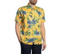 Superdry Hawaiian Print Kurzarmhemd 2XL Hawaiian Yellow